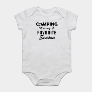 Camping is My Favorite Season Baby Bodysuit